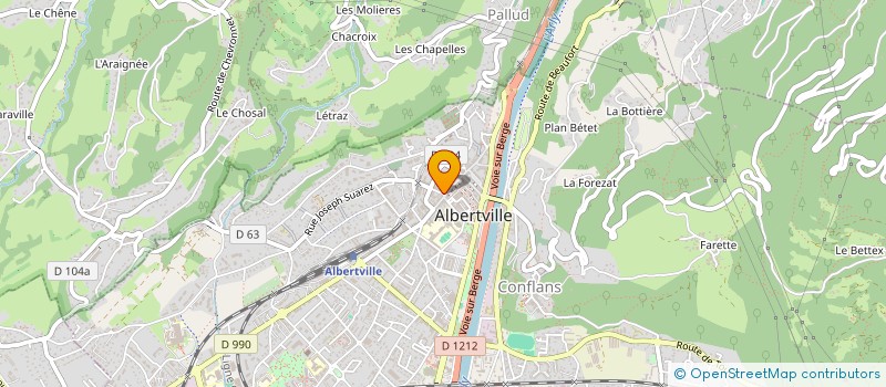 localisation de l'entreprise 813 222 973   ALBERTVILLE