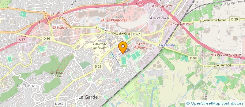 localisation de l'entreprise 813 233 418 à LA GARDE