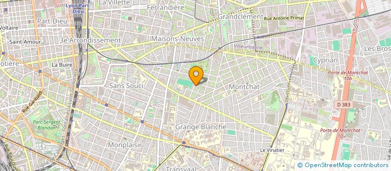 localisation de l'entreprise 813 250 008   LYON