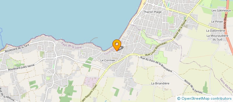 localisation de l'entreprise 813 261 500  à LA PLAINE-SUR-MER