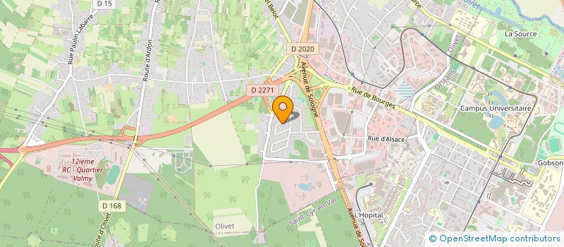 localisation de l'entreprise 813 271 475 à OLIVET