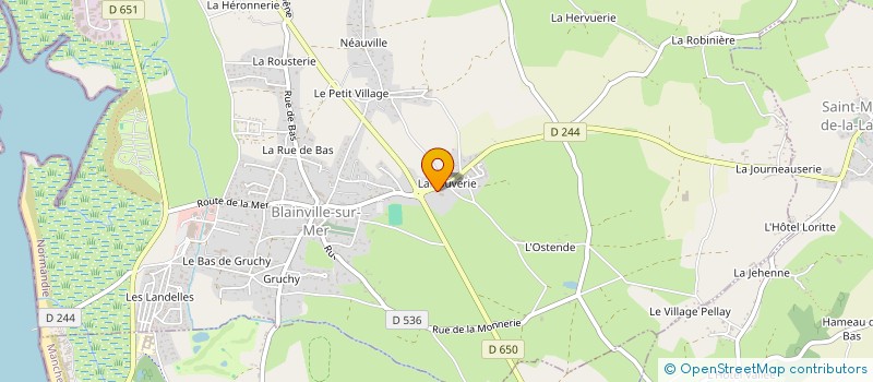 localisation de l'entreprise 813 293 735   BLAINVILLE-SUR-MER