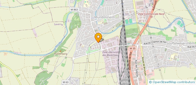 localisation de l'entreprise 813 296 472   MUNDOLSHEIM