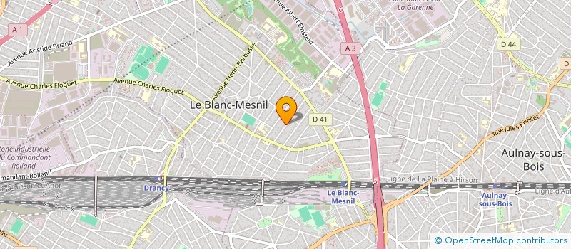 localisation de l'entreprise 813 324 332 à LE BLANC-MESNIL