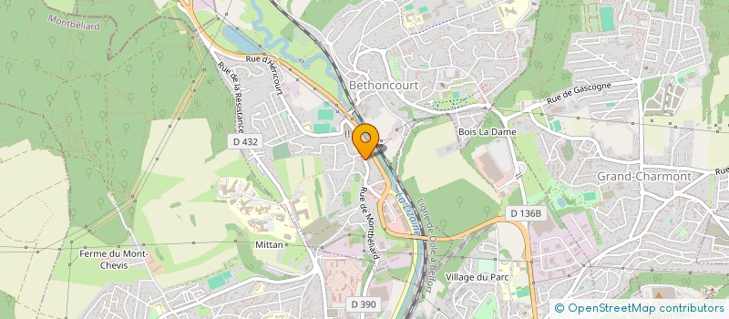 localisation de l'entreprise 813 395 852   GRAND-CHARMONT