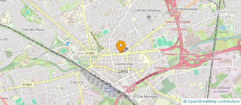 localisation de l'entreprise 813 445 400 à LENS
