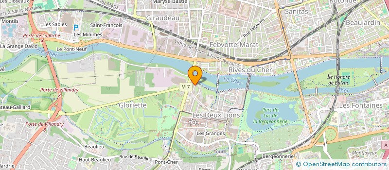 localisation de l'entreprise 813 473 808 à TOURS