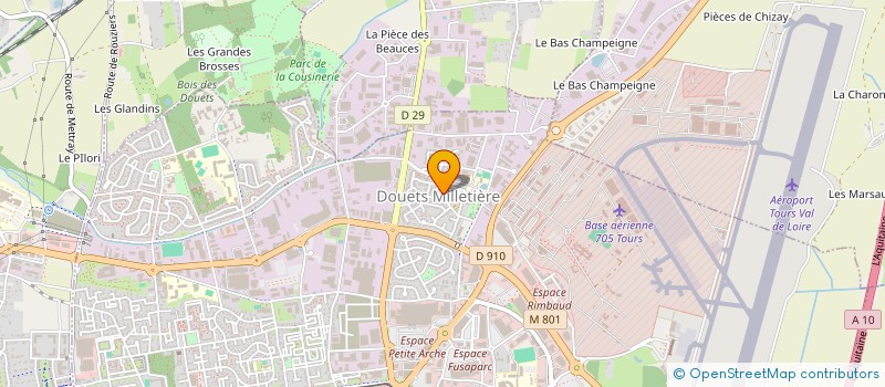 localisation de l'entreprise 813 512 639   TOURS