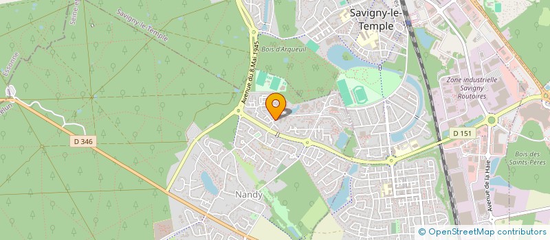 localisation de l'entreprise 813 517 885   NANDY