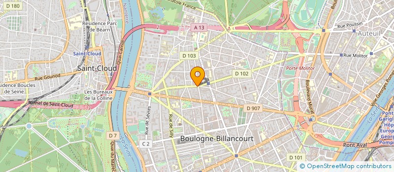 localisation de l'entreprise 813 521 051 à BOULOGNE-BILLANCOURT