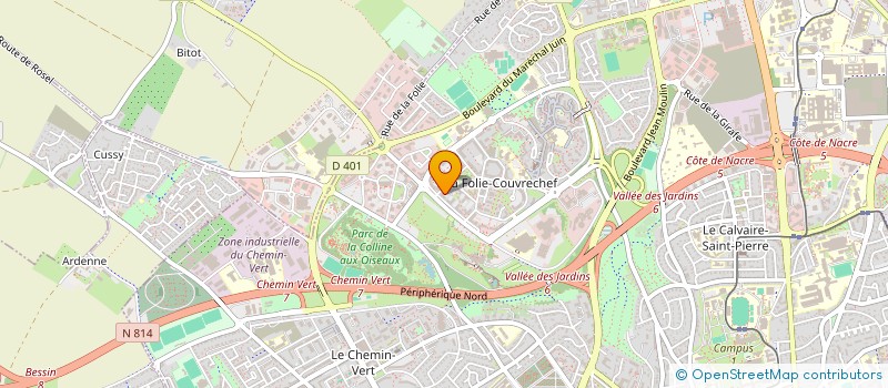 localisation de l'entreprise 813 524 147 à CAEN