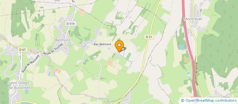 localisation de l'entreprise 813 545 217   BELMONT