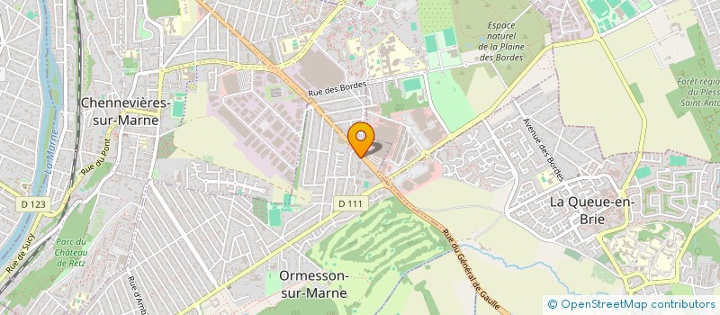 localisation de l'entreprise 813 574 902 à ORMESSON-SUR-MARNE