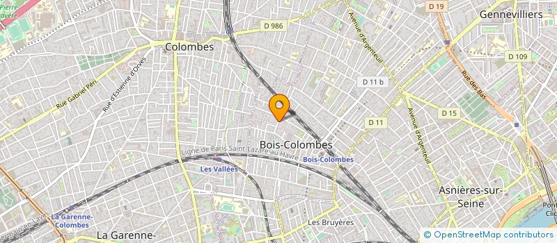 localisation de l'entreprise 813 583 853  à BOIS-COLOMBES