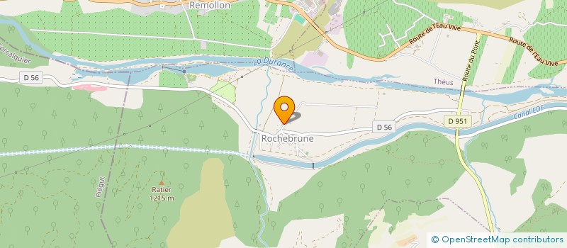 localisation de l'entreprise 813 588 514 à ROCHEBRUNE