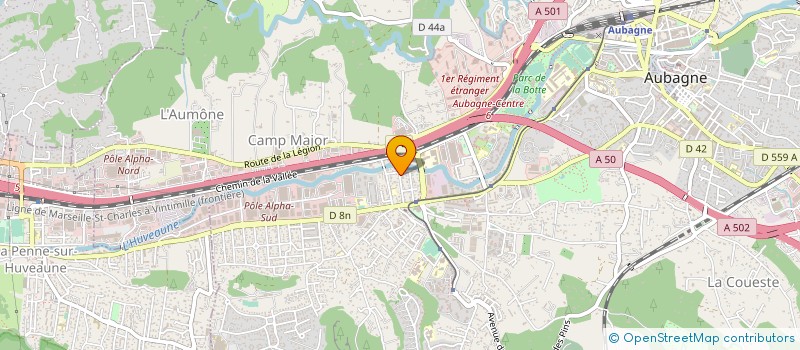 localisation de l'entreprise 813 593 480 à AUBAGNE