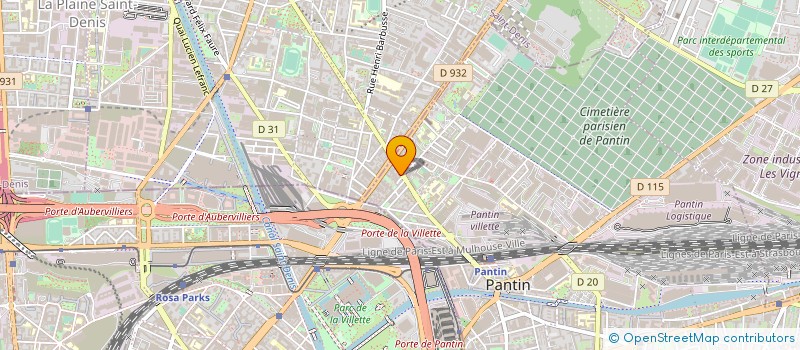 localisation de l'entreprise 813 594 389   PANTIN