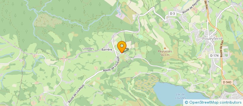 localisation de l'entreprise 813 598 547   PEYROUSE