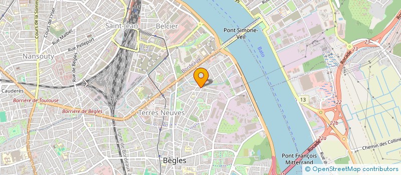 localisation de l'entreprise 813 616 315  à BEGLES