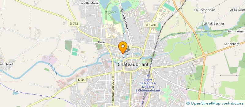 localisation de l'entreprise 813 631 694 à CHATEAUBRIANT