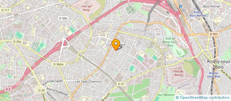 localisation de l'entreprise 813 644 663 à MONTREUIL