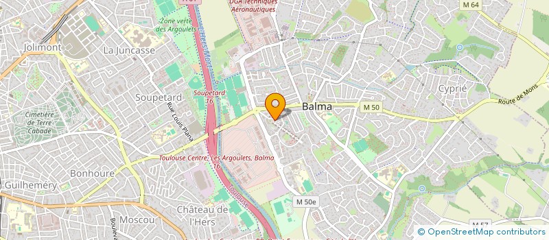 localisation de l'entreprise 813 646 908   BALMA