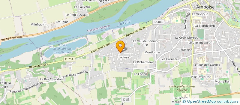 localisation de l'entreprise 813 647 708   VOUVRAY