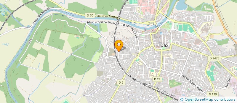 localisation de l'entreprise 813 676 327 à DAX