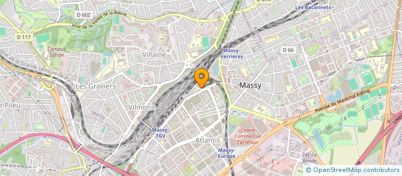 localisation de l'entreprise 813 725 207   EVRY-COURCOURONNES