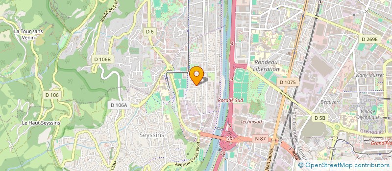 localisation de l'entreprise 813 759 214   SEYSSINET-PARISET