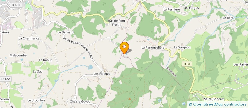 localisation de l'entreprise 813 788 593   SAINT-ANDRE-LA-COTE