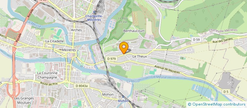 localisation de l'entreprise 813 801 537   CHARLEVILLE-MEZIERES