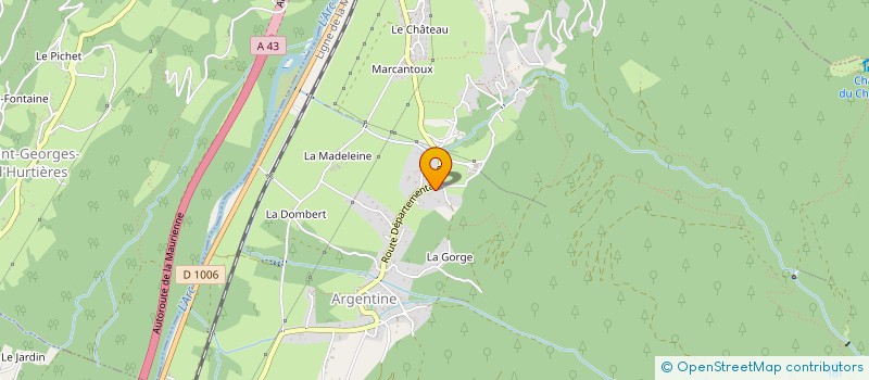 localisation de l'entreprise 813 807 393   SAINT-GEORGES-D'HURTIERES