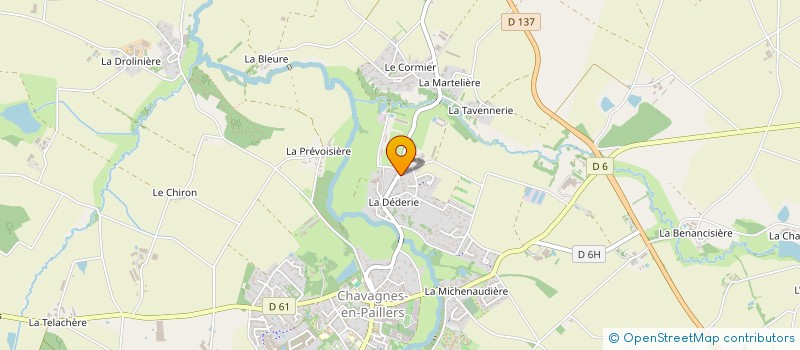 localisation de l'entreprise 813 807 815   CHAVAGNES-EN-PAILLERS