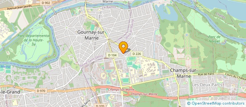 localisation de l'entreprise 813 816 642   GOURNAY-SUR-MARNE