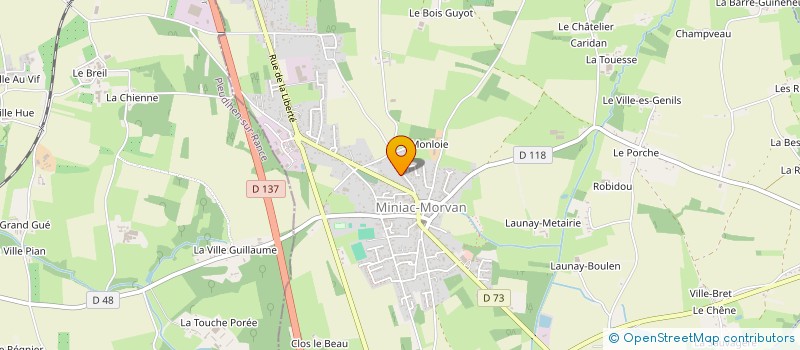 localisation de l'entreprise 813 816 949 à MINIAC-MORVAN