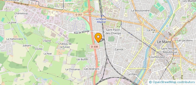 localisation de l'entreprise 813 824 380   LE MANS