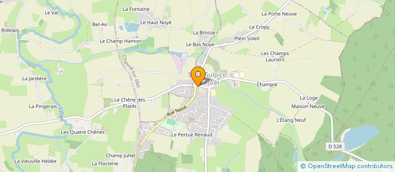 localisation de l'entreprise 813 835 527   SAINT-SULPICE-LA-FORET