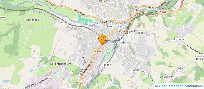 localisation de l'entreprise 813 864 600   L'ARBRESLE