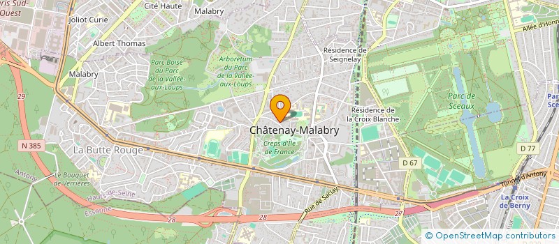 localisation de l'entreprise 813 874 229 à CHATENAY-MALABRY