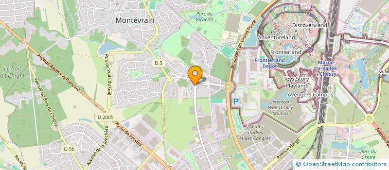 localisation de l'entreprise 813 896 214   MONTEVRAIN