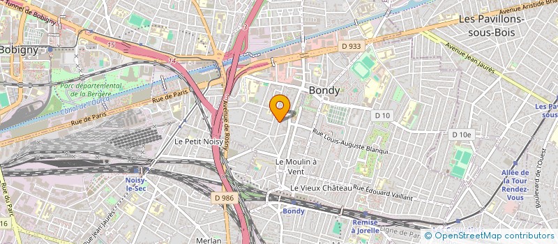 localisation de l'entreprise 813 902 681 à BONDY