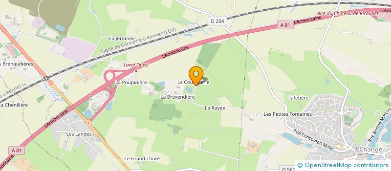 localisation de l'entreprise 813 905 338 à CHANGE
