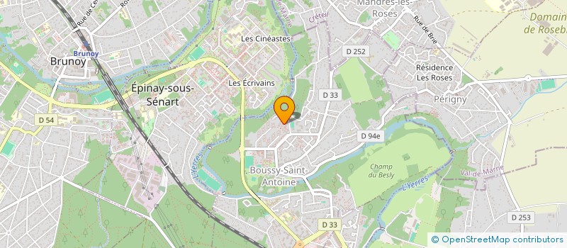 localisation de l'entreprise 813 912 599   BRUNOY