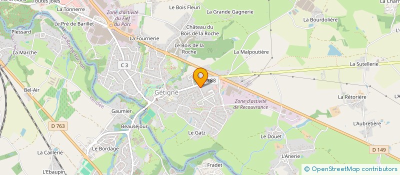 localisation de l'entreprise 813 915 550   BELLEVIGNY