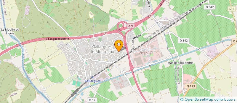 localisation de l'entreprise 813 925 534   JONQUIERES-SAINT-VINCENT