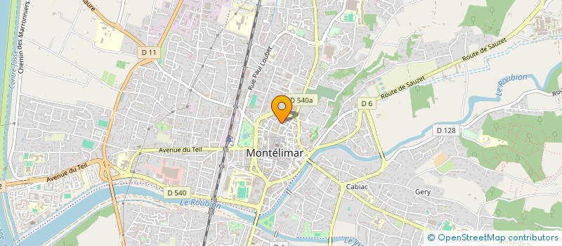 localisation de l'entreprise 813 945 847 à MONTELIMAR