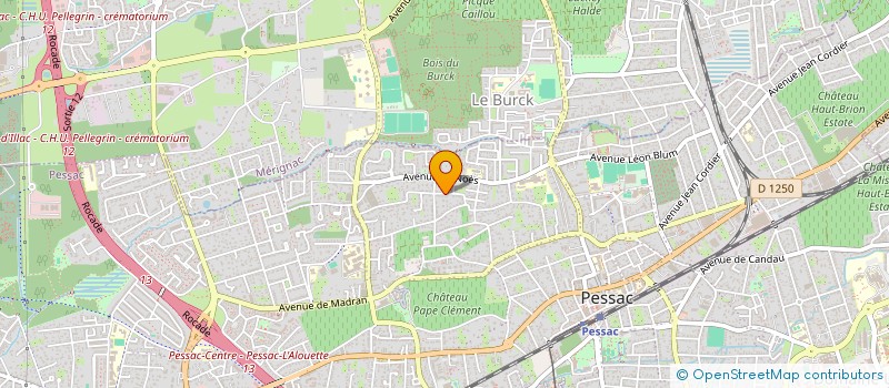 localisation de l'entreprise 813 948 155 à PESSAC