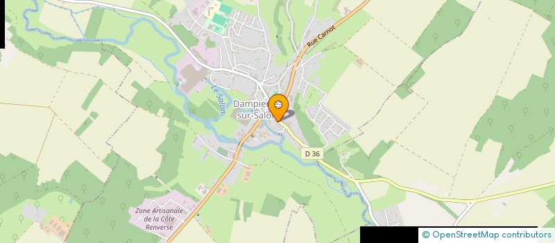 localisation de l'entreprise 813 954 971   DAMPIERRE-SUR-SALON