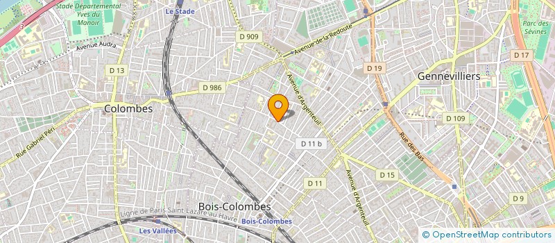 localisation de l'entreprise 813 998 143  à BOIS COLOMBES